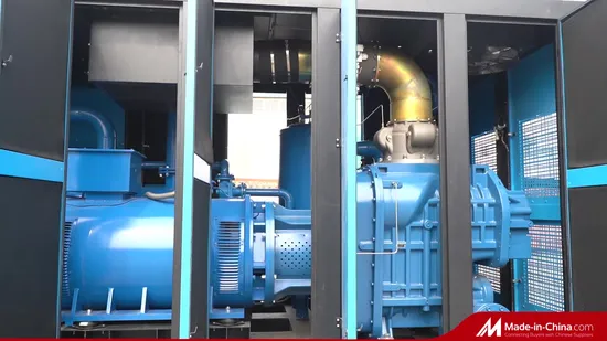 High Capacity 315kw 420HP Electric Large Rotary Screw Air Compressor